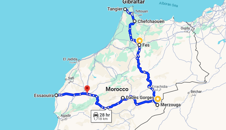 12 Days Tour from Tangier